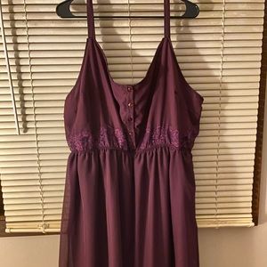 Plus Size Torrid Purple Dress
